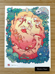 'Silk and Sting' Giclée Print