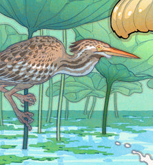 'Frog Samurai of Still Waters' Giclée Print