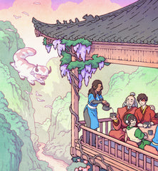 'Reunion at the Tea House' Giclée Print