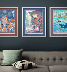 'Reunion at the Tea House' Giclée Print