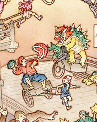 'Rickshaw Rush' No Foil Print