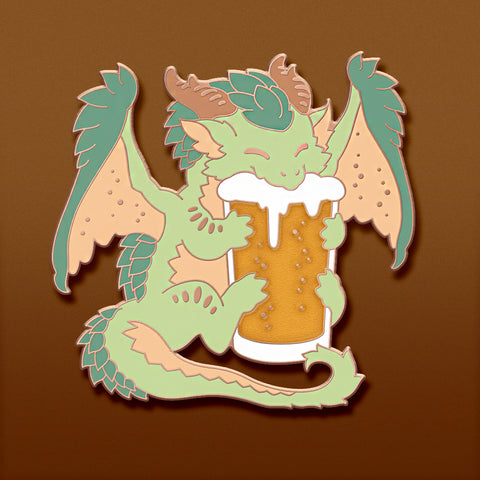 Beer Dragon Pin