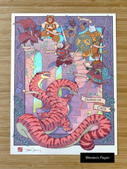 'Dungeon Cats' Giclée Print