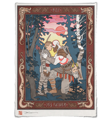 'Father and Son' Giclée Print