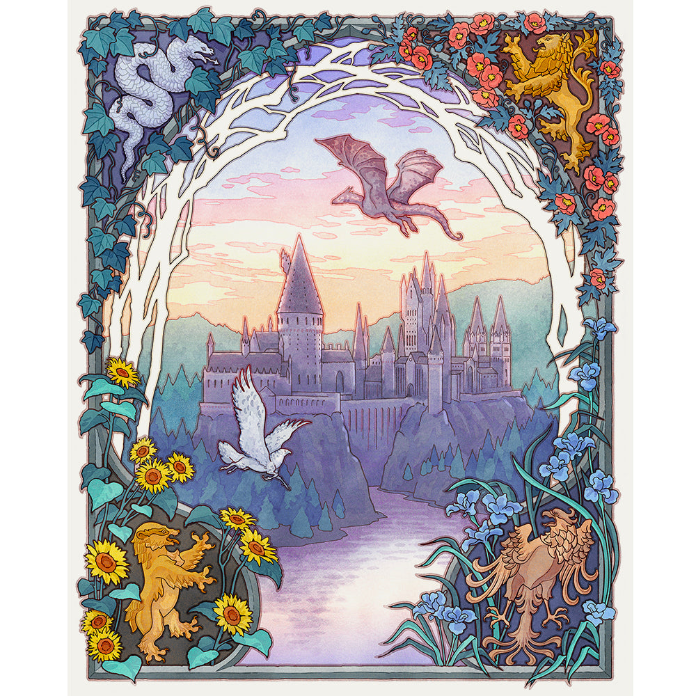 'A Magical Place' Art Nouveau Print