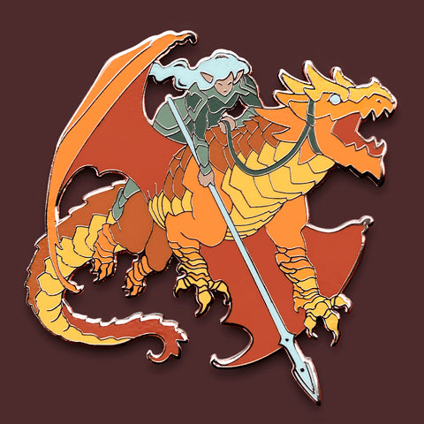 Hunter Ranger Pin, Fire Orange