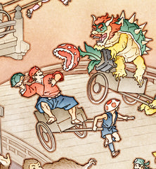 **Pre-Order** 'Rickshaw Rush' Scroll
