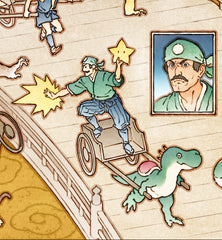 **Pre-Order** 'Rickshaw Rush' Scroll