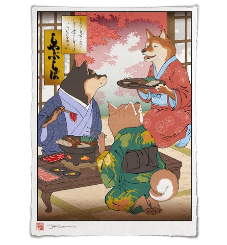 'Shabu Shiba' Giclee Print