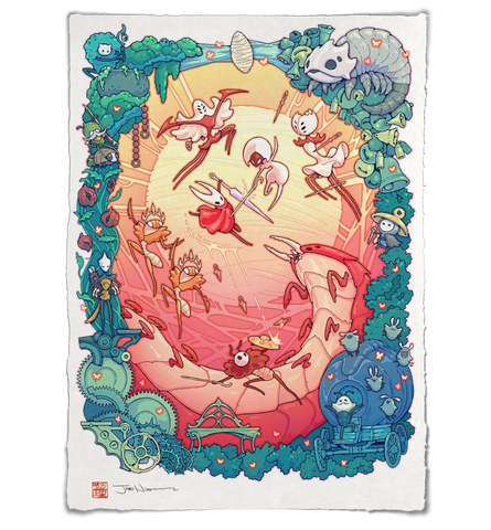 'Silk and Sting' Giclée Print