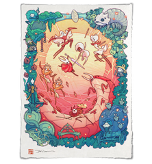 'Silk and Sting' Giclée Print