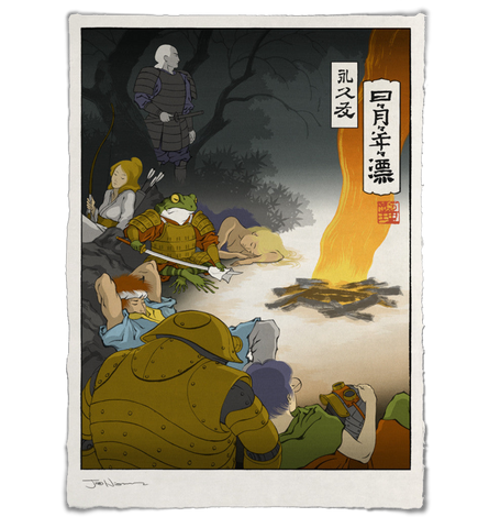 'Times Burned Bright' Giclée Print
