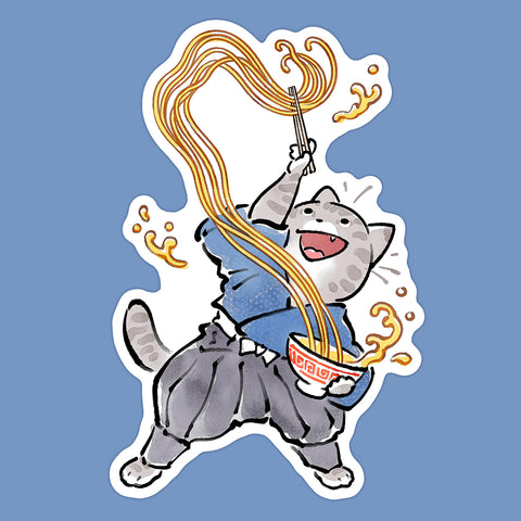 'Ramen Cat' Sticker