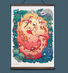 **Pre-Order** 'Silk and Sting' Scroll