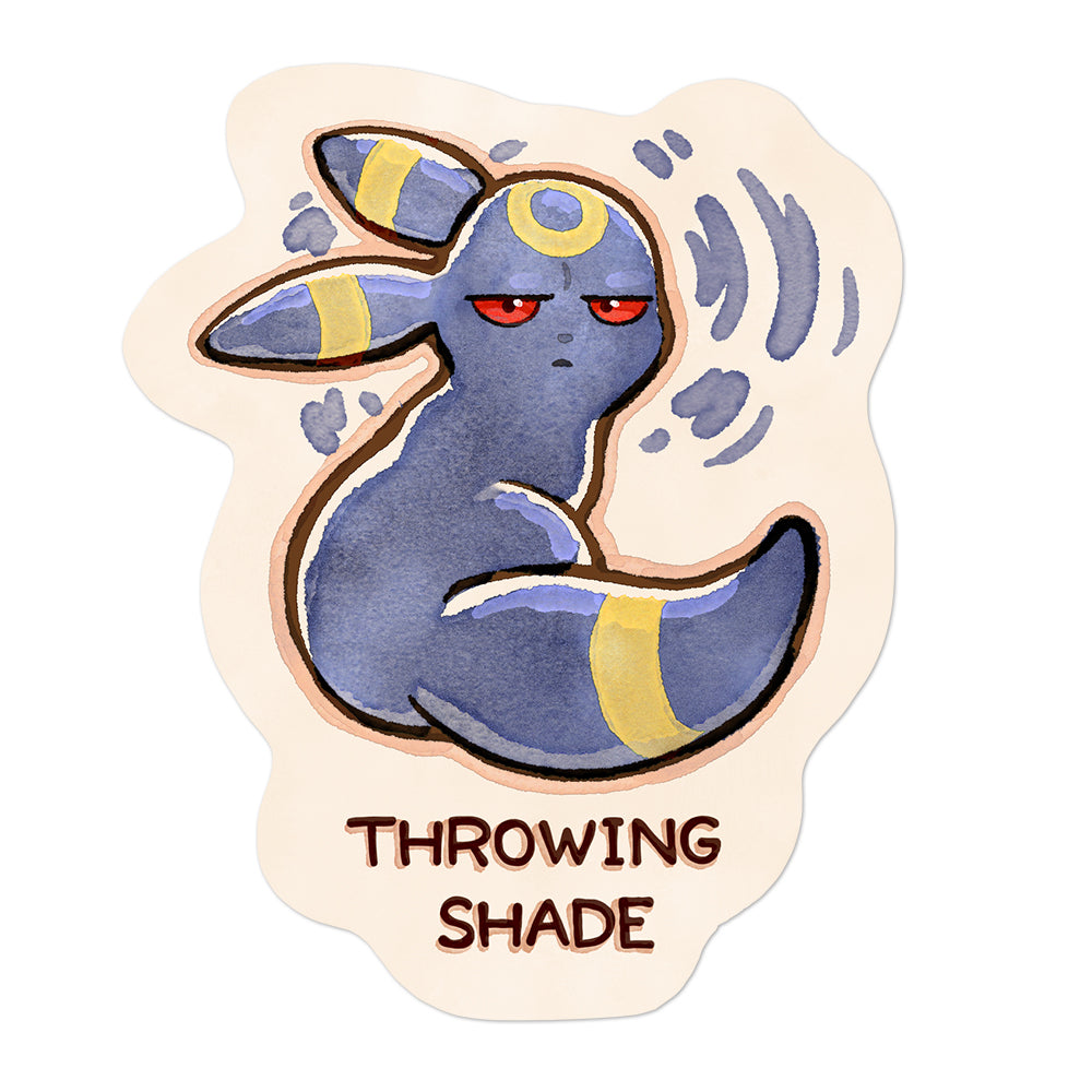 'Throwing Shade' Sticker – Ukiyo-e Heroes
