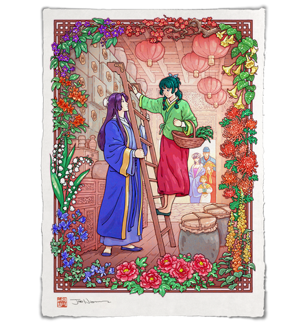 'A Moment in Bloom' Giclée Print