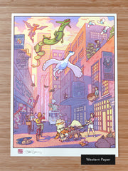 'Friends on Every Corner’ Giclee Print