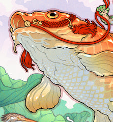 **Pre-Order** 'Frog Samurai' Wall Scroll