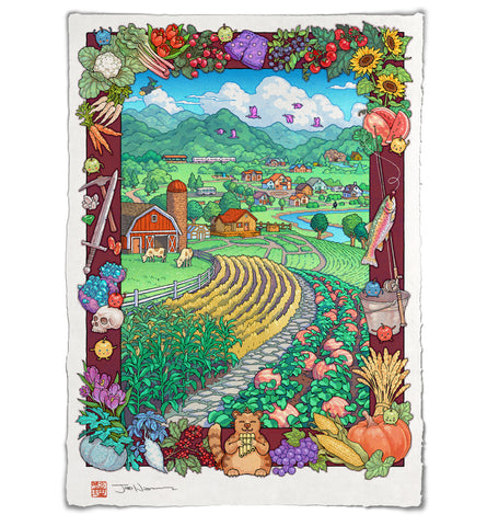 'Pelican Town' Giclée Print