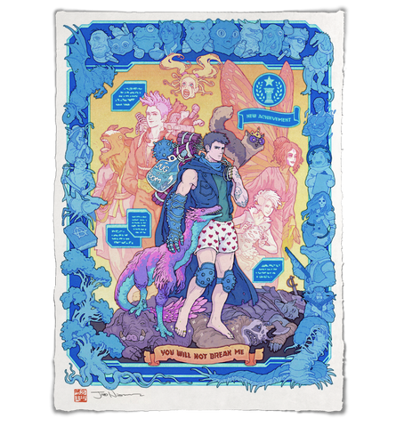 'You Will Not Break Me’ Giclee Print