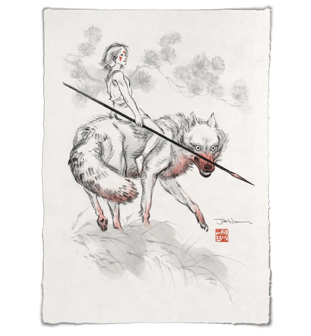 'Wolf Girl' Giclée Print