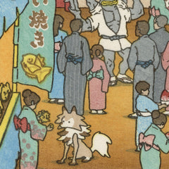 'Summer Festival' Woodblock Print
