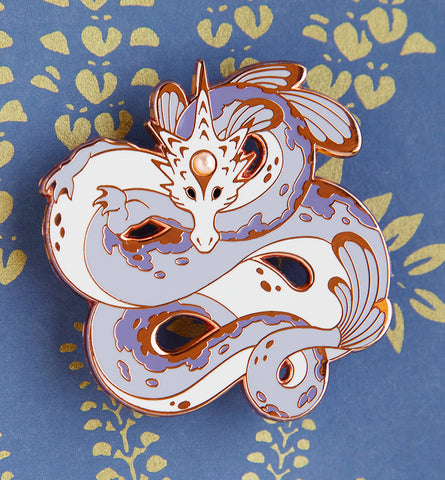 Pearl Dragon Pin