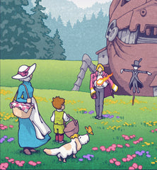 'Picnic in the Meadow' Giclée Print