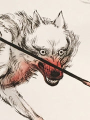 'Wolf Girl' Scroll