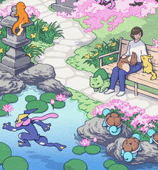 'Kanto Garden' Scroll