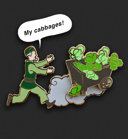 'My Cabbages!' Pin