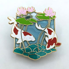 'Quiet Pond' Enamel Pin