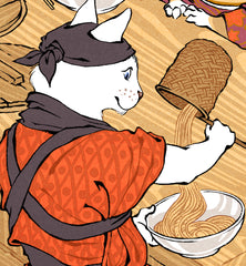 'Ramen Cats' Scroll