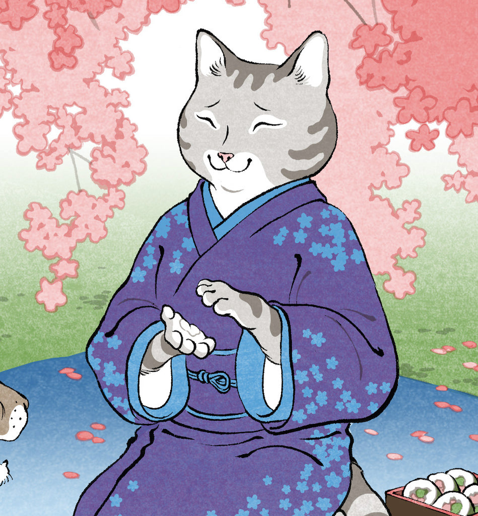 'Hanami Cats' Giclée Print – Ukiyo-e Heroes