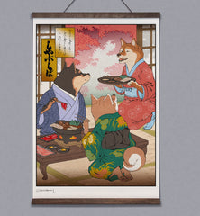 **Pre-Order** 'Shabu Shiba' Scroll