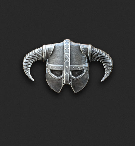 Iron Helmet Pin