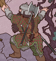 **Pre-Order** 'Three Hunters' Scroll