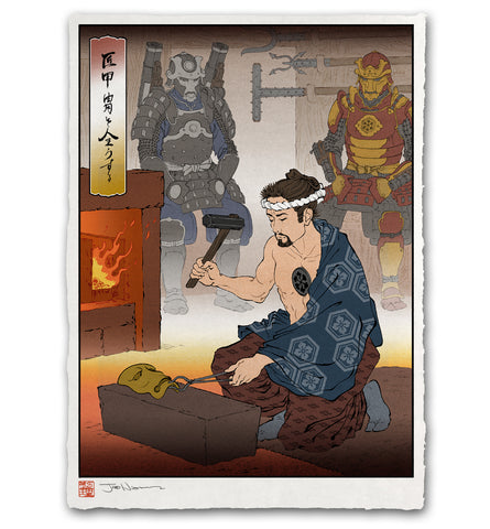 'Working the Forge' Giclée Print